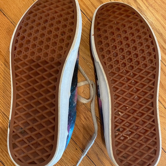 Women’s Vans cool galaxy design worn but no tears or stains. - Picture 2 of 5
